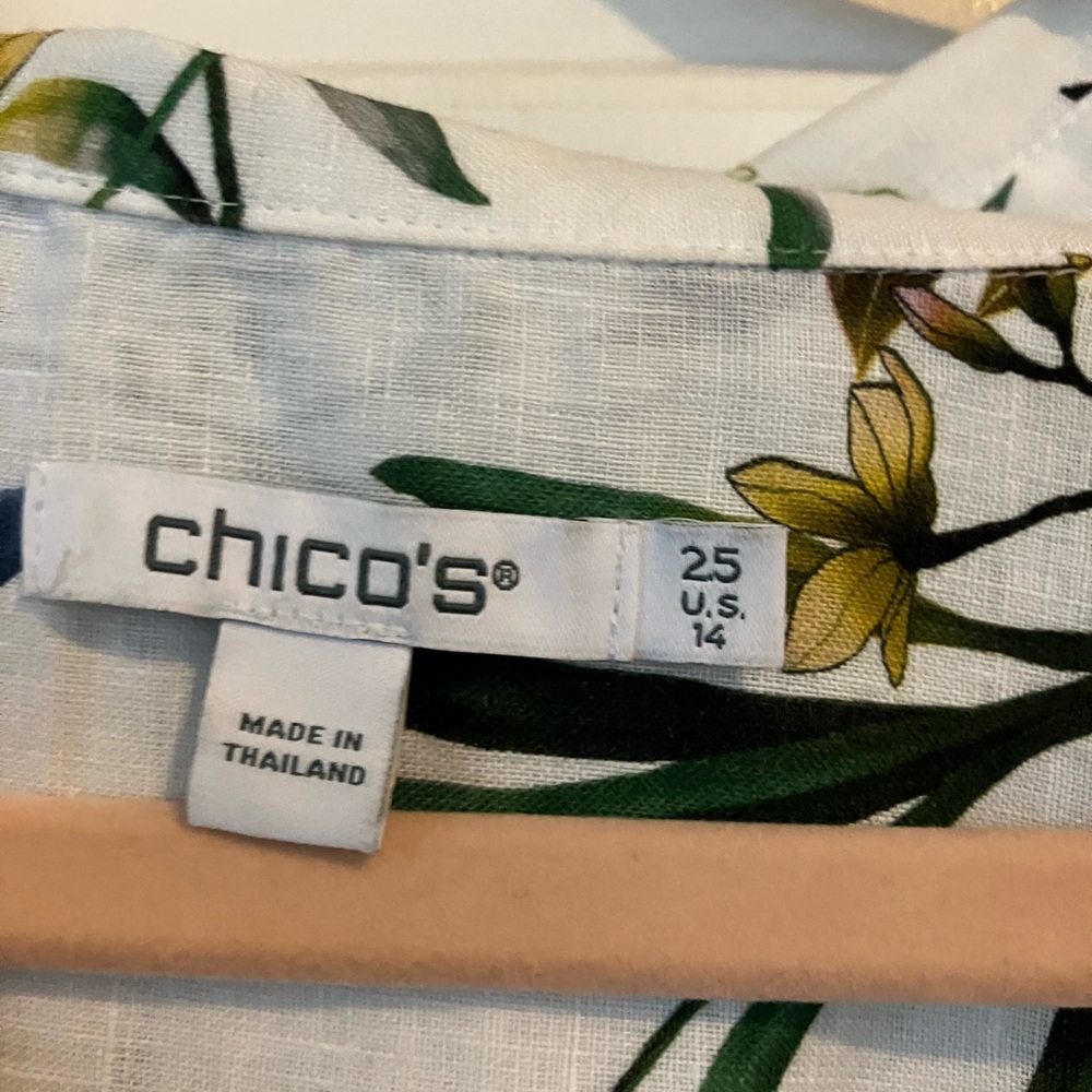 Chico’s linen blouse - Picture 5 of 5